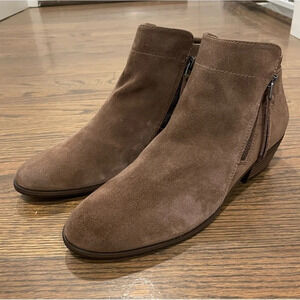 NEW Sam Edelman Taupe Suede Packer Bootie size 8W